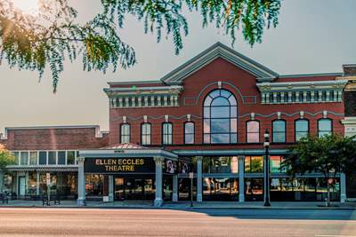 In central downtown Logan, you'll find three theaters within the same city block: the Ellen Eccles Theatre, the Utah Theatre, and the Caine Lyric Theatre, all of which host annual shows and represent the vibrant performing art scene alive in Northern Utah.